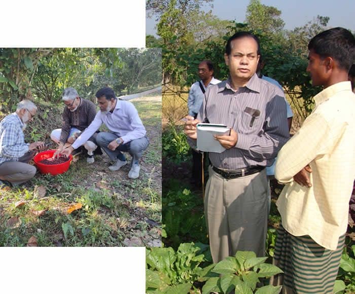 CCIL researchers during field work